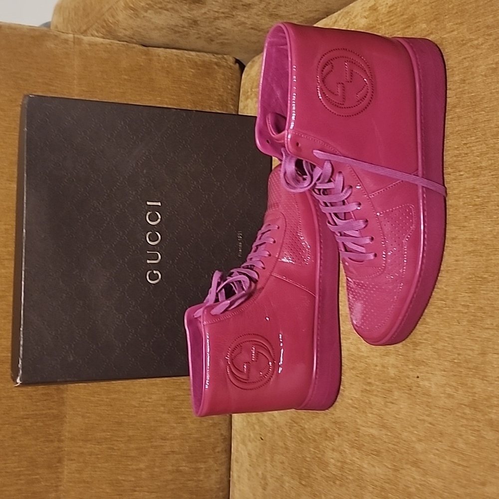 Gucci pattern leather Unisex